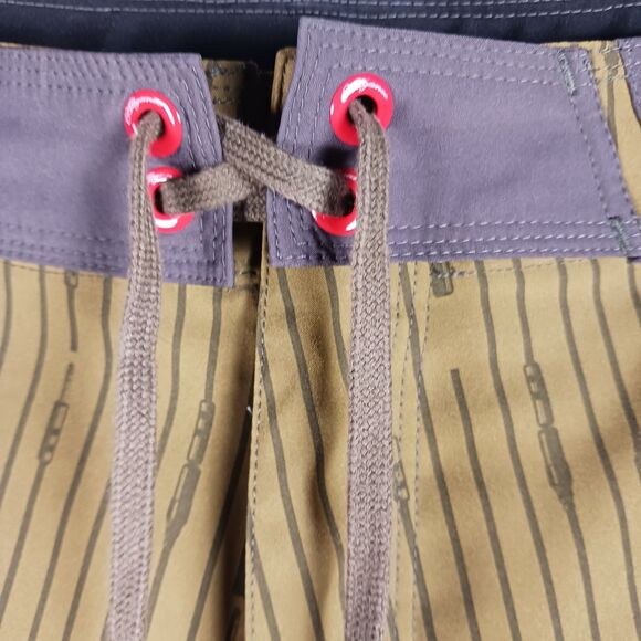 Allyance Men's Shorts Size 38 Cargo Pocket Olive Gray - Picture 3 of 14